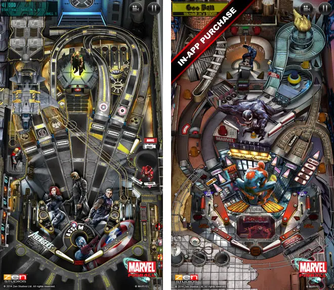 Apple 今週のapp としてピンボールゲーム Marvel Pinball を無料配信中 気になる 記になる