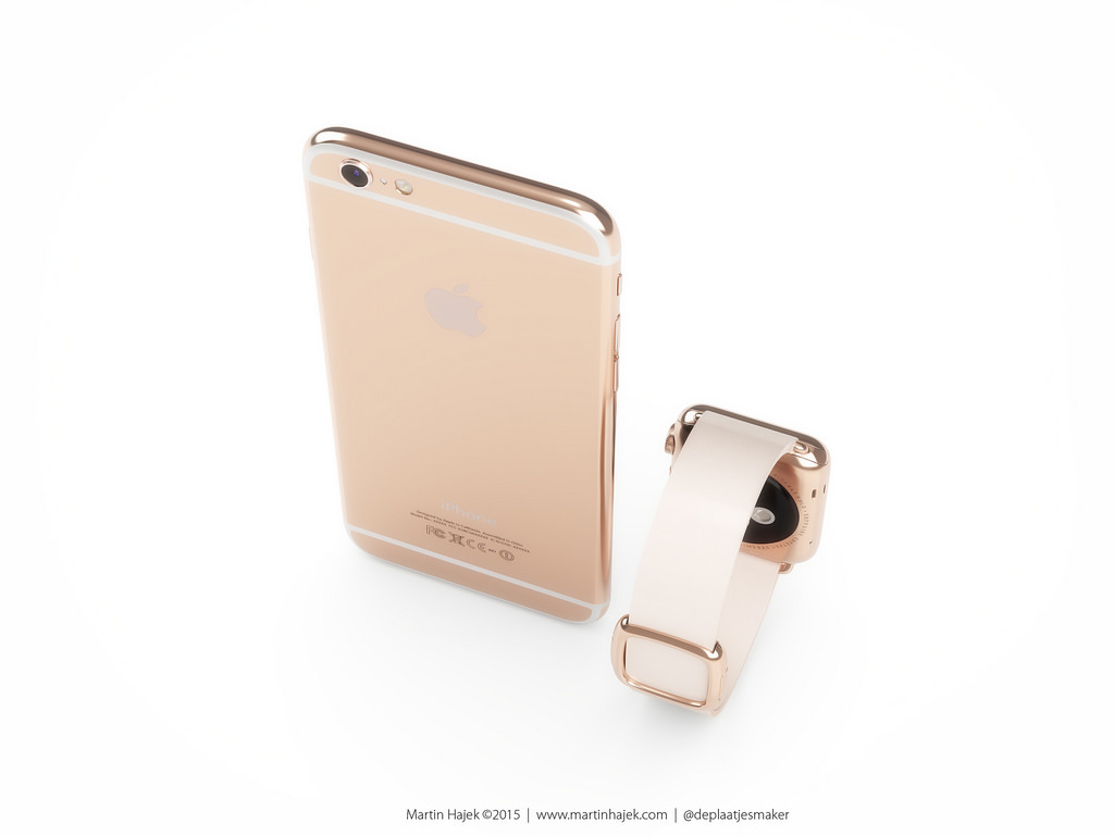 ｢iPhone 6s｣で追加されるかもと噂のピンクモデルがローズゴールドだったらこんな感じ?!