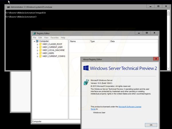 ｢Windows Server 10 Technical Preview 2｣や｢Project Spartan｣の最新ビルドのスクリーンショットが流出
