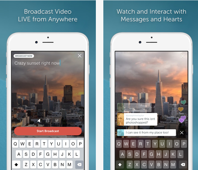 Twitter、ライブ動画配信アプリ｢Periscope｣をiPhone向けに配信開始