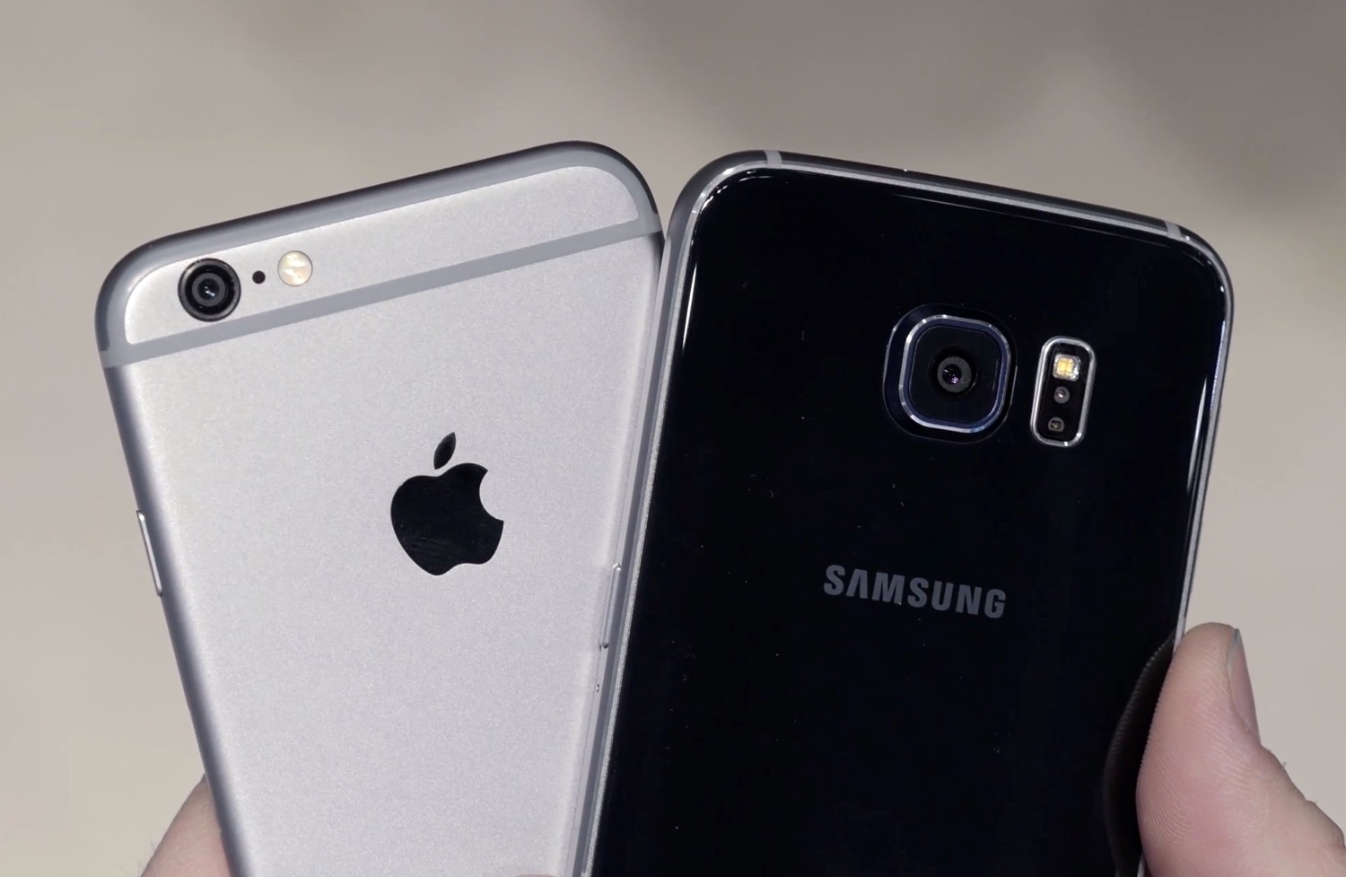 【動画】｢iPhone 6｣と｢Samsung Galaxy S6｣との比較映像
