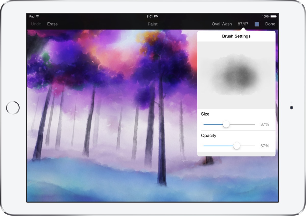 人気画像編集アプリ Pixelmator のipad版 リアルな水彩画機能や新しいカラーピッカーなどを追加 気になる 記になる