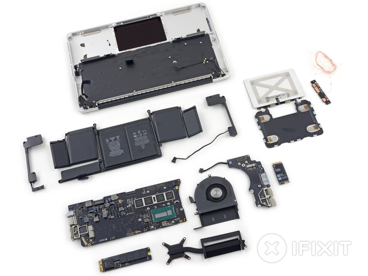 iFixit、｢MacBook Pro (Retina, 13-inch, Early 2015)｣の分解レポートを公開