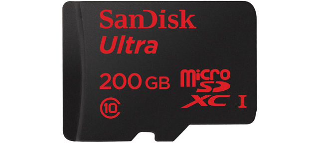 SanDisk、世界最大容量200GBのmicro SDXCカードを発表