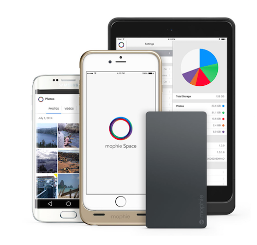 Mophie、｢iPhone 6/6 Plus｣と｢iPad mini｣向けにストレージとバッテリーを内蔵したケース｢space pack｣などを発表