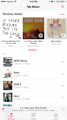 ｢iOS 8.4 beta｣、刷新された｢ミュージック｣アプリを搭載