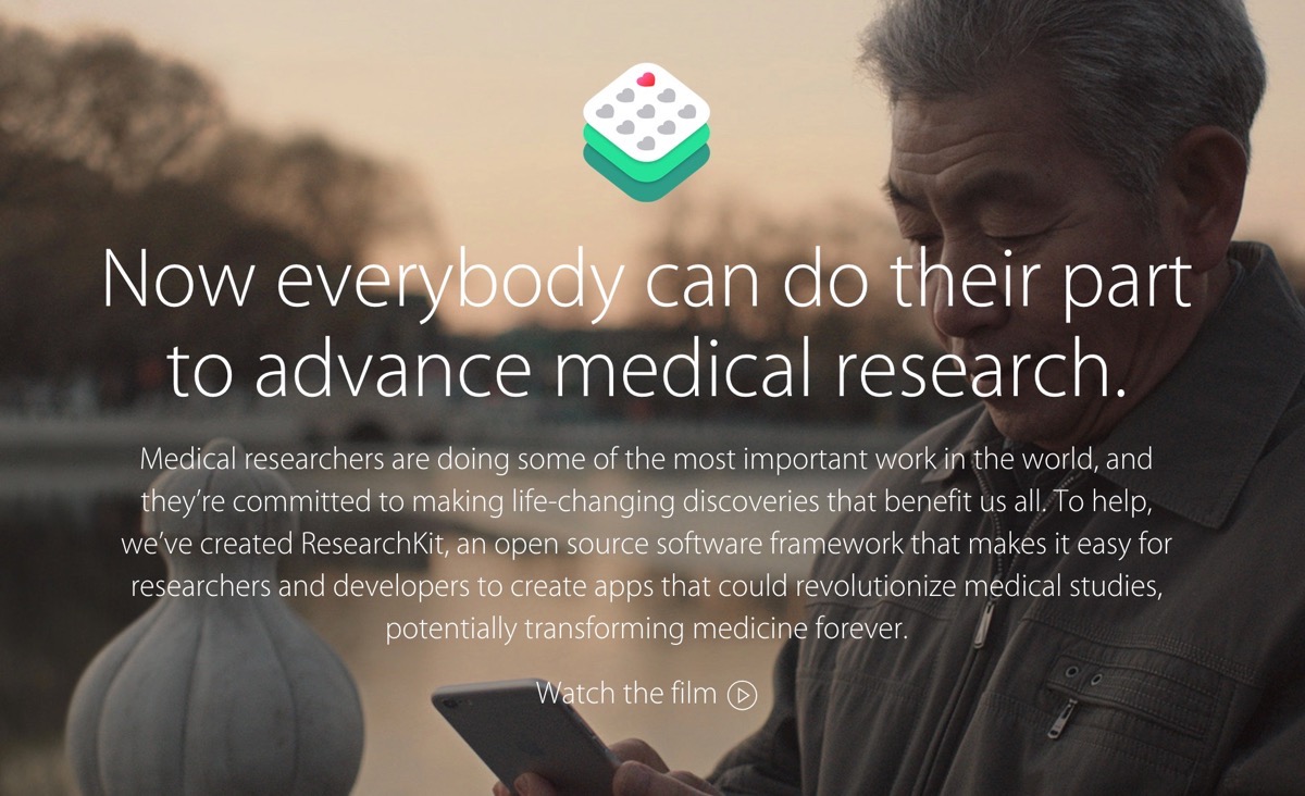 米Apple、医学・医療研究用のソフトウエアフレームワーク｢ResearchKit｣を公開