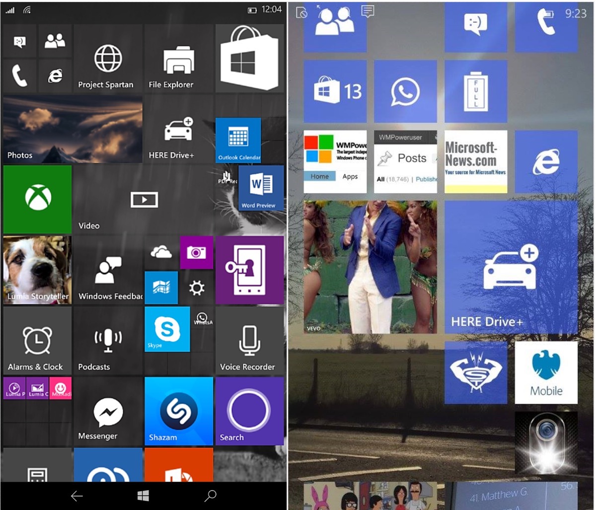｢Windows 10 for Phones build 10070｣のスクリーンショットが流出