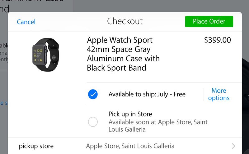 Apple、まもなく米国で｢Apple Watch｣のピックアップサービスを提供開始へ
