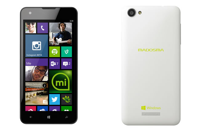 mouse、｢Windows Phone 8.1｣を搭載した｢MADOSMA｣向け次期ファームウェアアップデート（1.0.0.16）の更新内容を公開