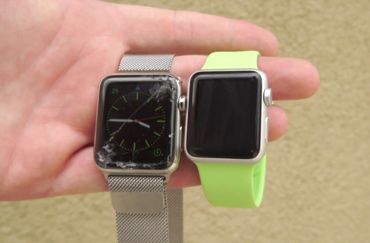 ｢Apple Watch｣はサファイアガラスでも落とすと割れる ｰ 新たな落下テストの映像公開