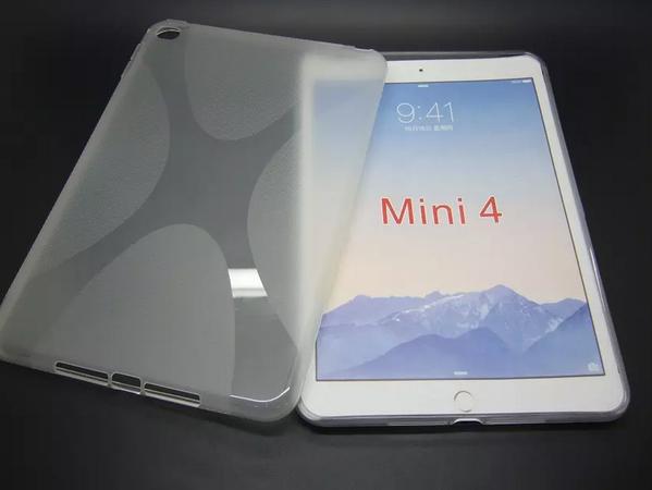 ｢iPad mini 4｣用とされるソフトケースの写真