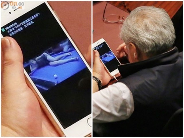 香港の政治家が議会の最中に｢iPhone｣でセクシー動画を視聴していた事が発覚し話題に