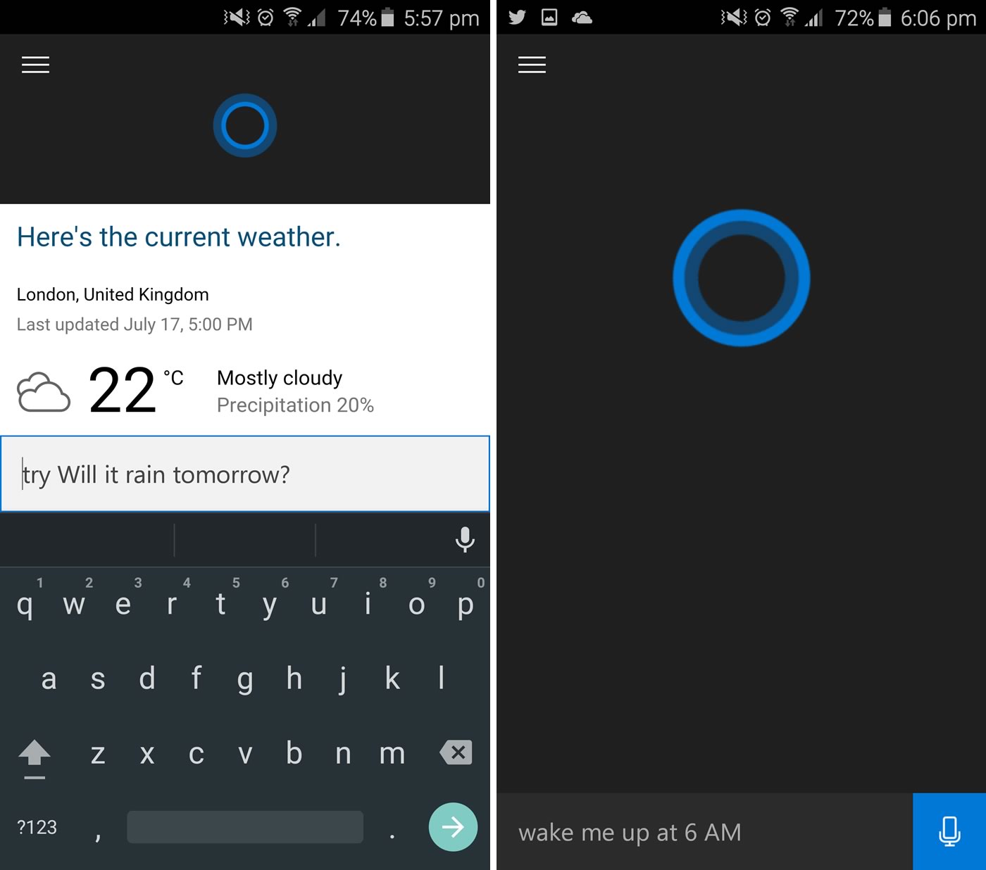 ｢Cortana for Android｣のベータビルドが流出