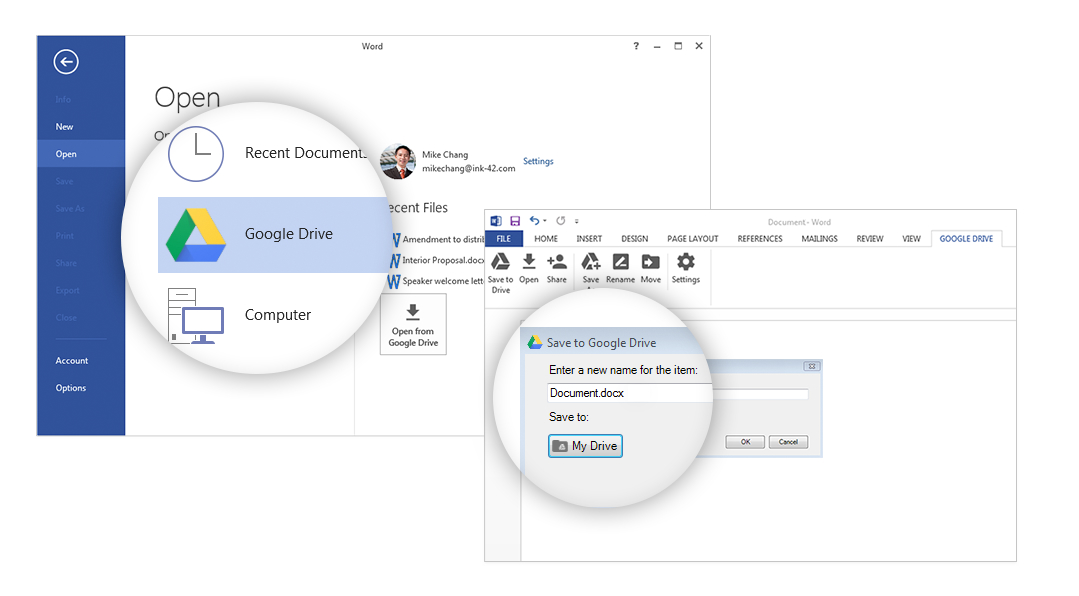 Google、｢Microsoft Office｣向けに｢Google Drive｣の公式プラグインをリリース