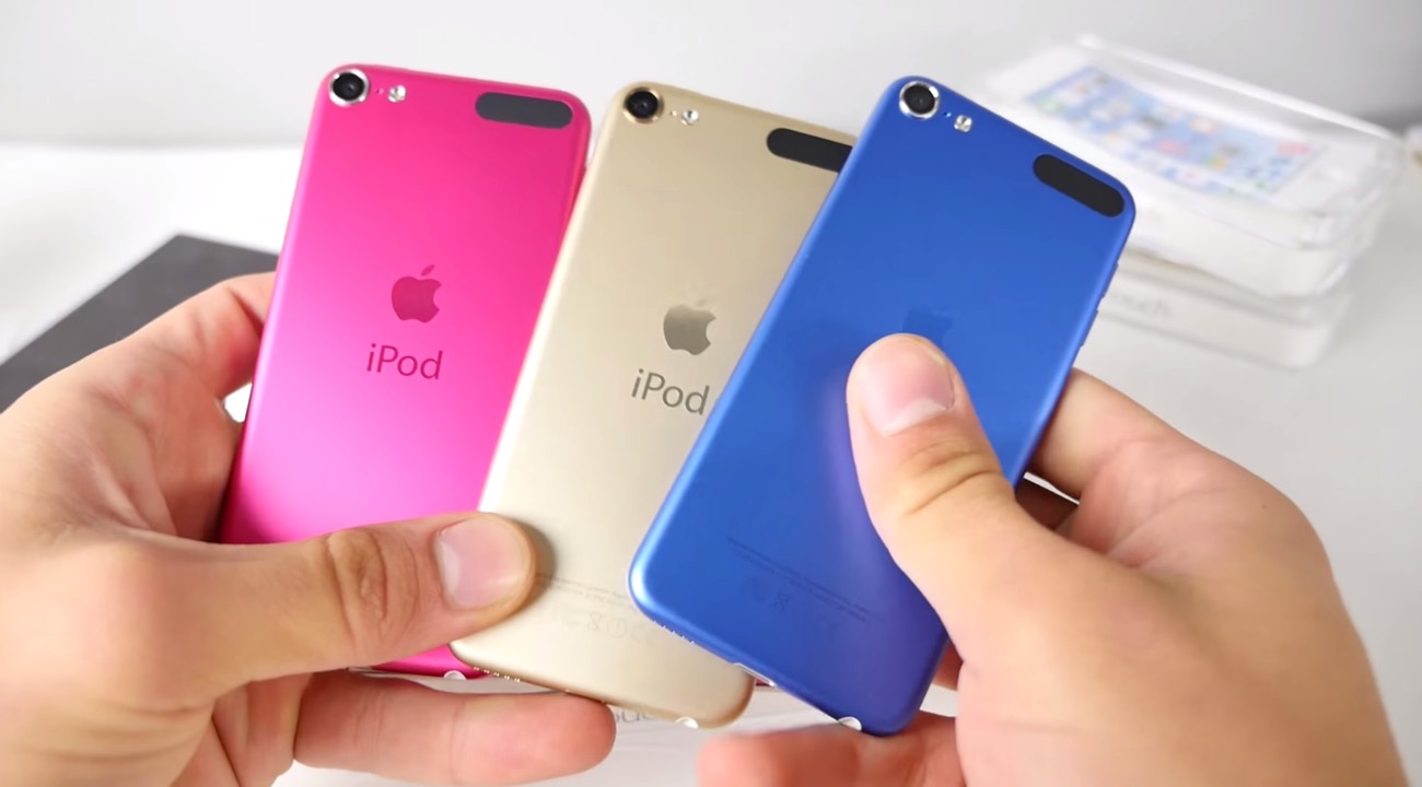 【動画】｢iPod touch (第6世代)｣のゴールド/ブルー/ピンクモデルの開封レビュー動画