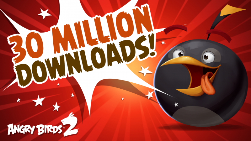 ｢Angry Birds 2｣、リリースから2週間で3,000万ダウンロードを突破