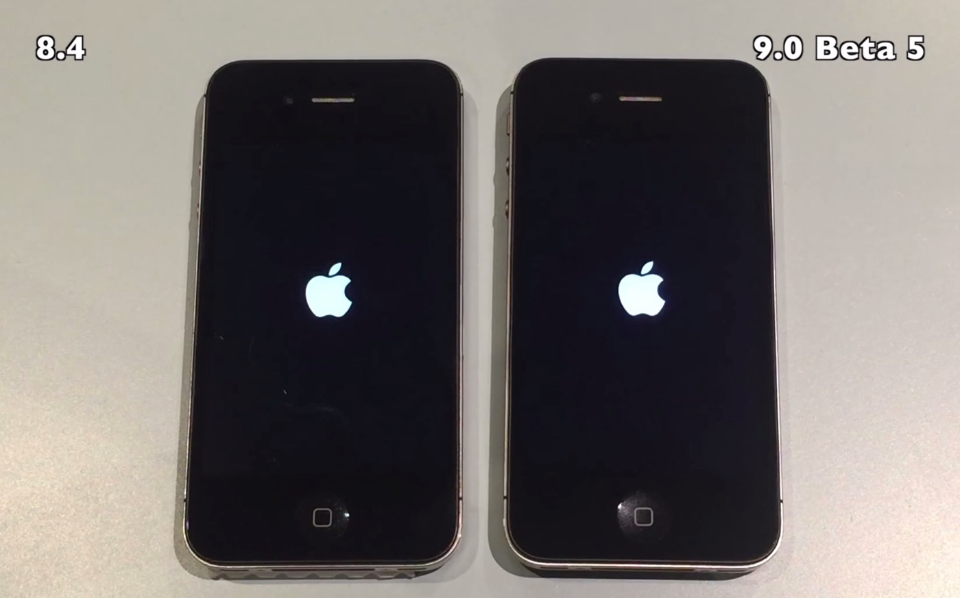 【動画】｢iPhone 4S｣での｢iOS 9 beta 5｣と｢iOS 8.4｣の動作速度比較テスト