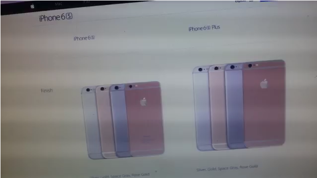 【UPDATE】｢iPhone 6s｣の公式サイトを撮影したとされる怪しい映像