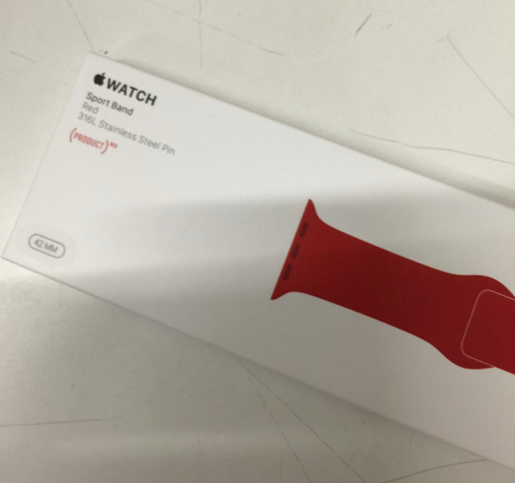 Apple、｢Apple Watch｣用スポーツバンドの (PRODUCT) REDモデルを発売へ