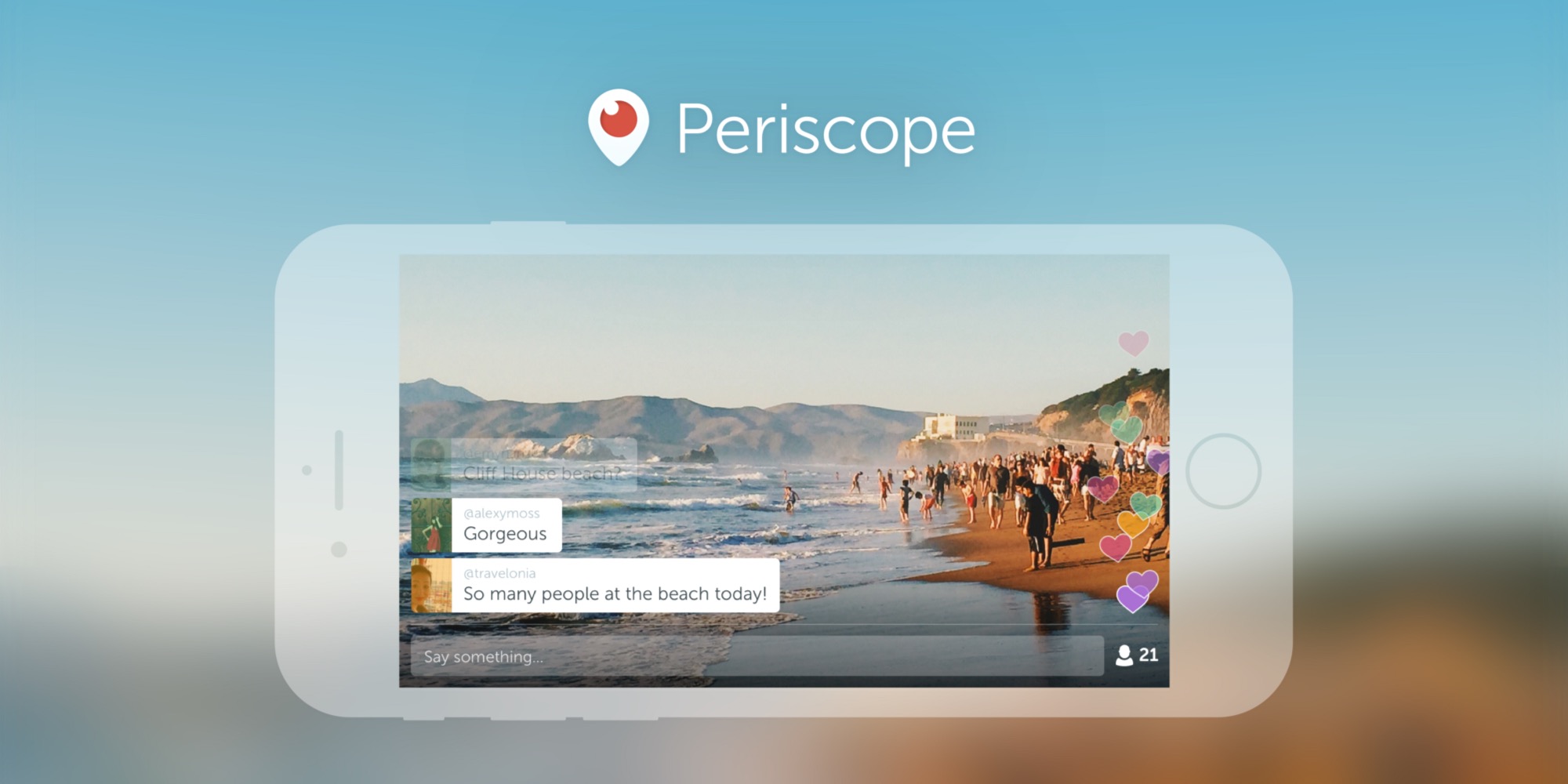 Twitterのライブ動画配信アプリ｢Periscope｣、ランドスケープモードでのライブ配信に対応