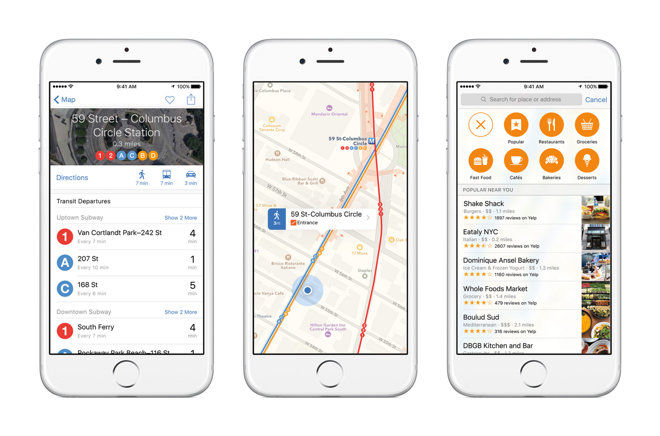 ｢iOS 9｣のマップアプリの乗換案内機能 ｰ 新たに米ボストンや豪シドニーでも利用可能に