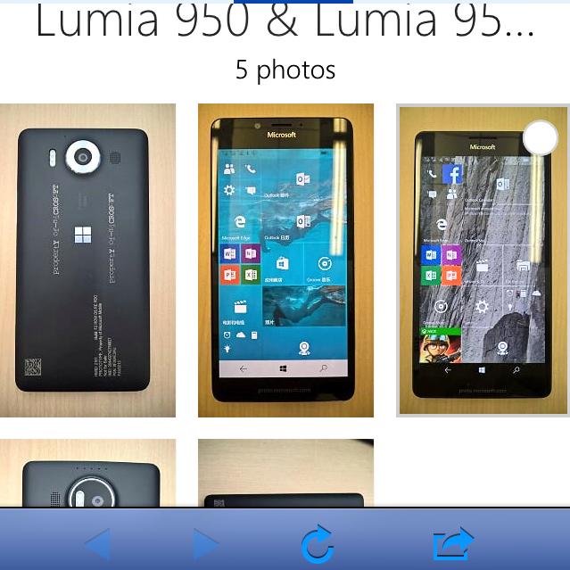 ｢Lumia 950｣と｢Lumia 950 XL｣の試作機の実機写真が流出