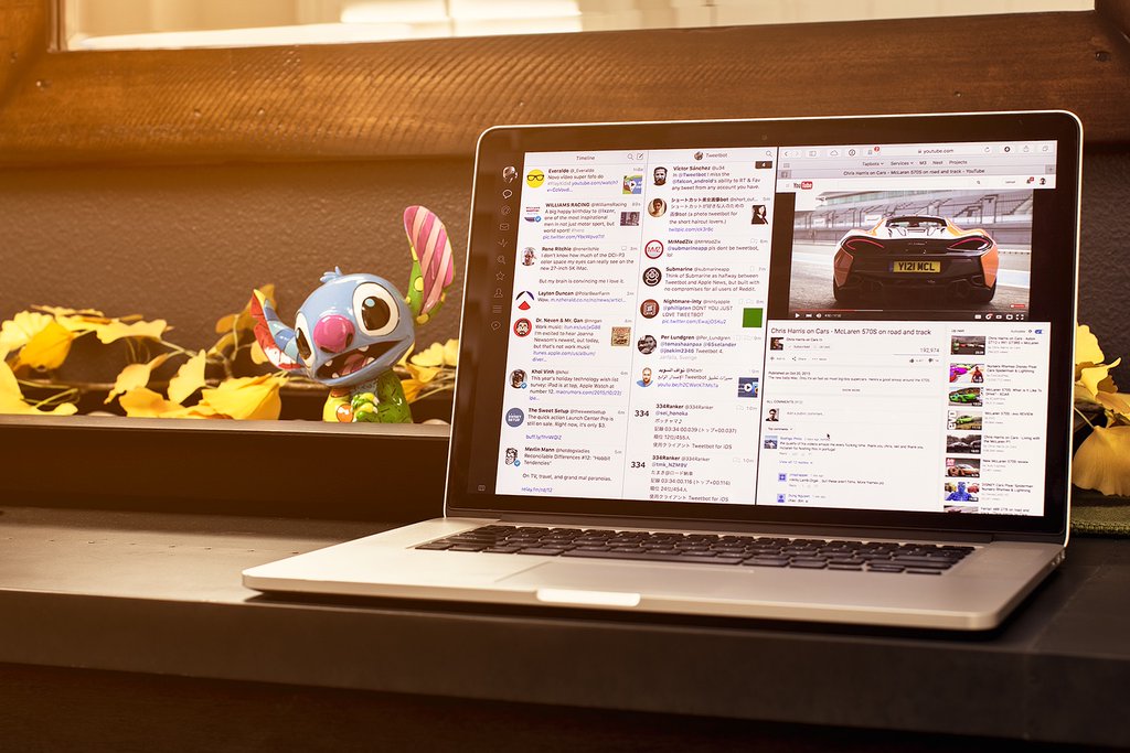 Tapbots、開発中の｢Tweetbot for Mac｣のフルスクリーンモードの写真を公開
