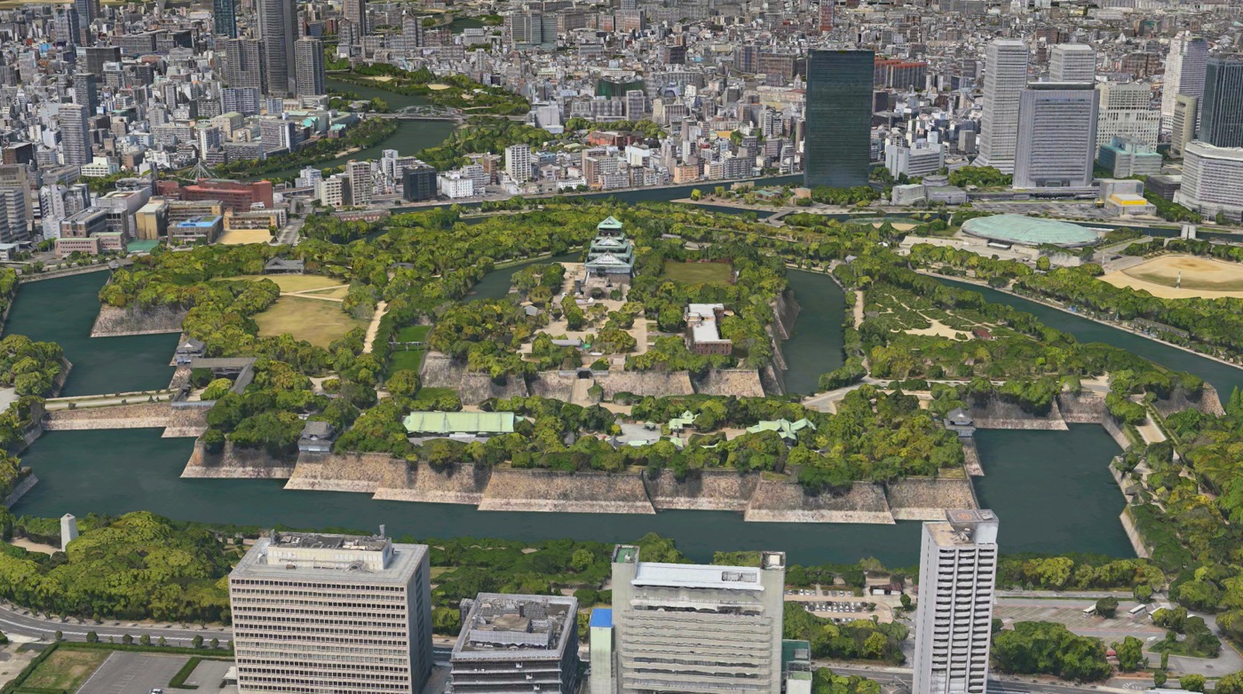 日本の大阪や名古屋など、新たに15の地域がAppleのマップアプリの3D Flyover機能に対応