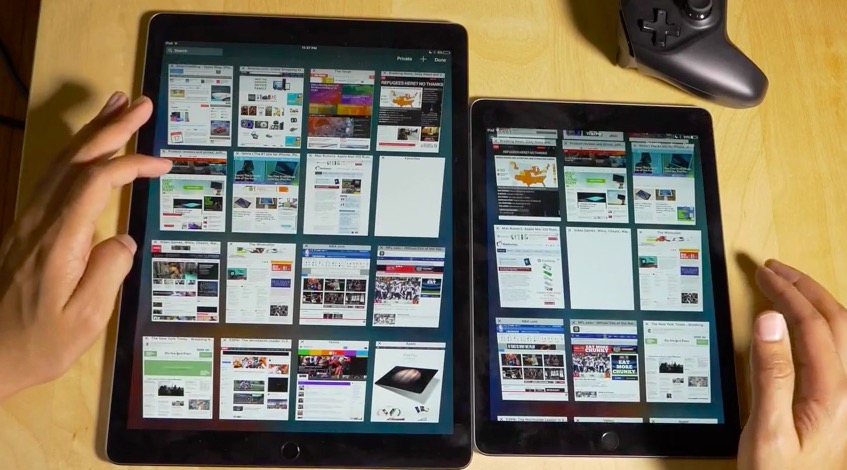 【動画】4GBのRAMを搭載した｢iPad Pro｣では｢Safari｣のパフォーマンスも向上