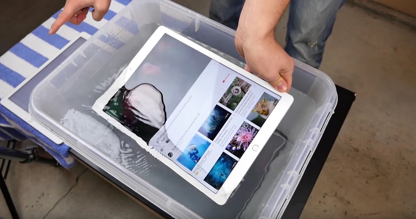 【動画】｢iPad Pro｣を水に沈めてみると…