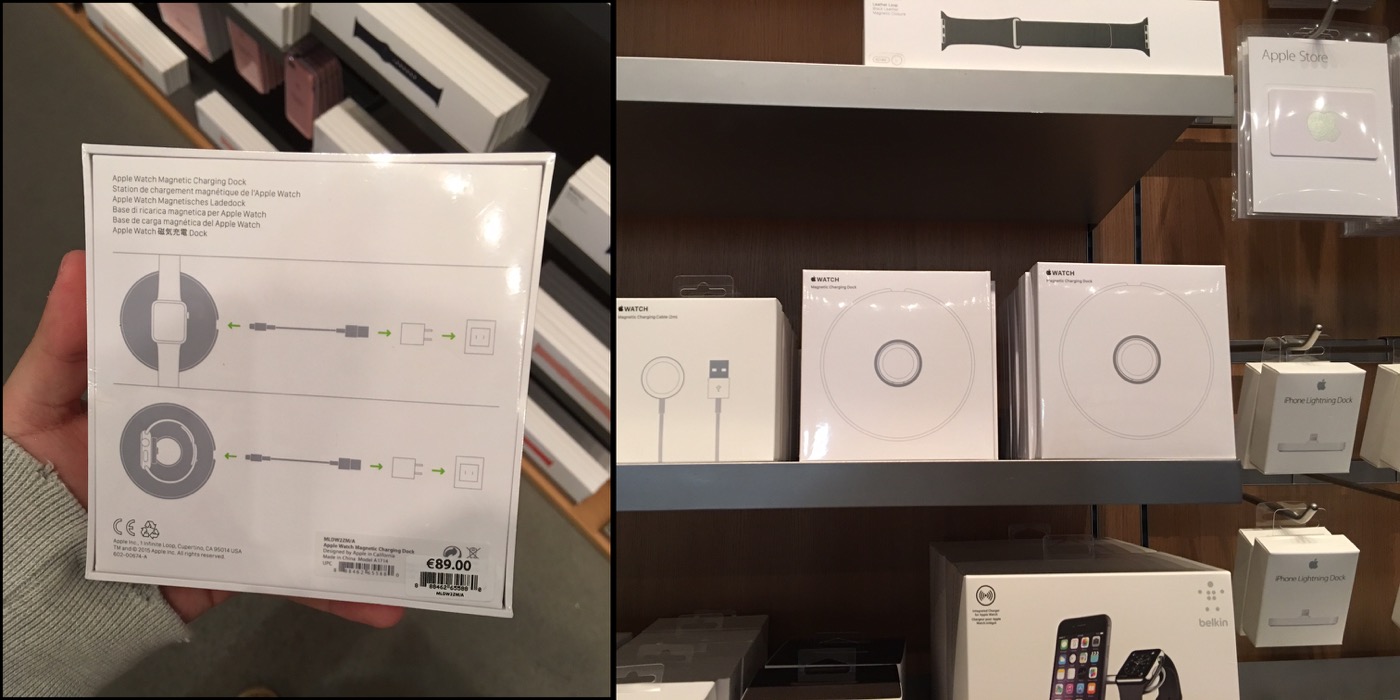 Apple、一部の直営店で｢Apple Watch 磁気充電 Dock｣の販売を開始