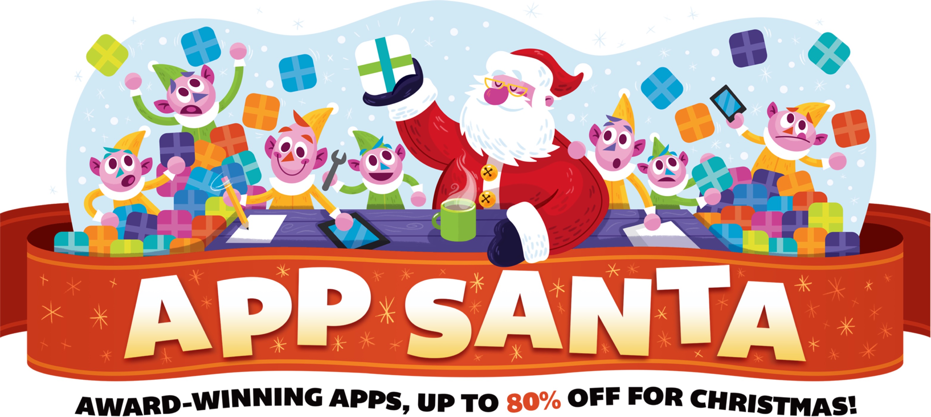 20本以上のiOS/Mac向け人気アプリが最大80％オフになる｢App Santa｣のセールが今年もスタート