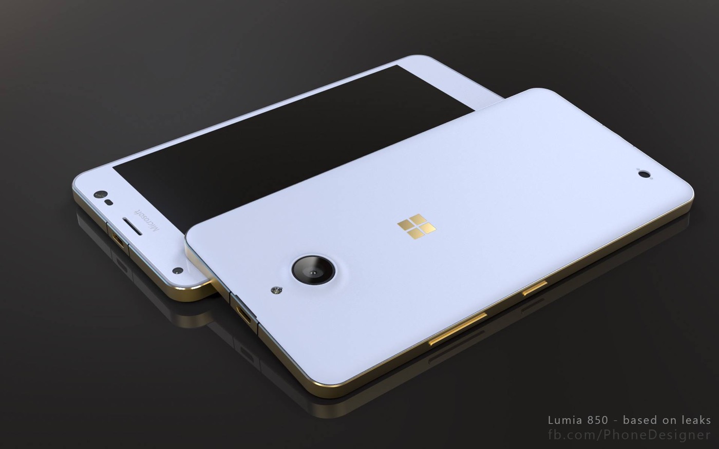 ｢Microsoft Lumia 850｣の新たな3Dレンダリング画像