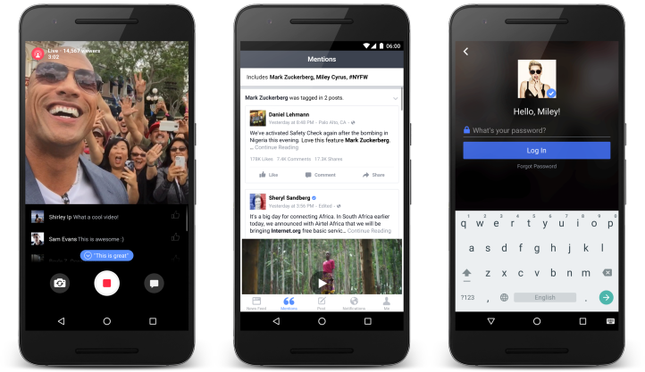 Facebook、著名人向けアプリ｢Mentions｣のAndroid版を提供開始