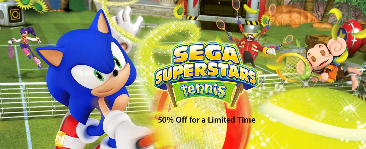 セール Segaの人気キャラクターが登場するテニスゲーム Sega Superstars Tennis のmac版が期間限定で半額に 気になる 記になる