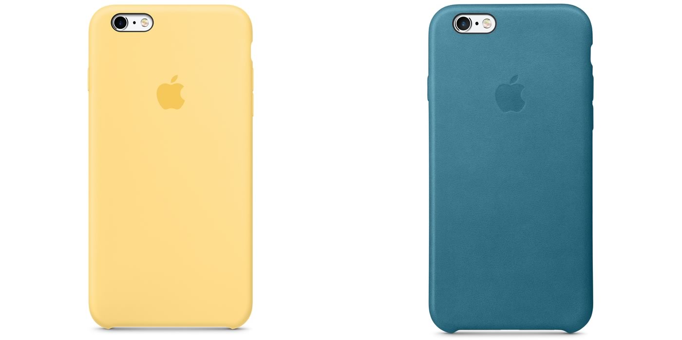 Apple、｢iPhone 6s/6s Plus｣用の純正ケースに新色を追加