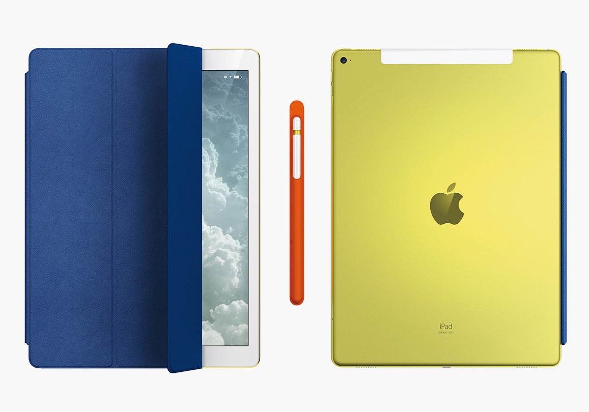 黄色い｢iPad Pro｣がチャリティーオークションに登場 ｰ アイブ氏率いるAppleのデザインチームが寄贈