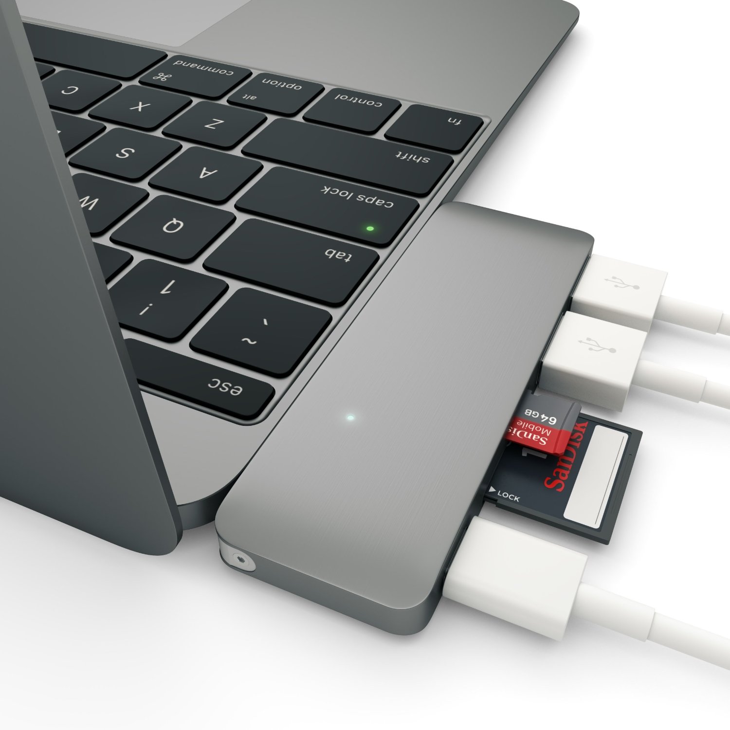 サンワサプライ、｢MacBook｣専用のカードリーダー付きUSBハブを発売