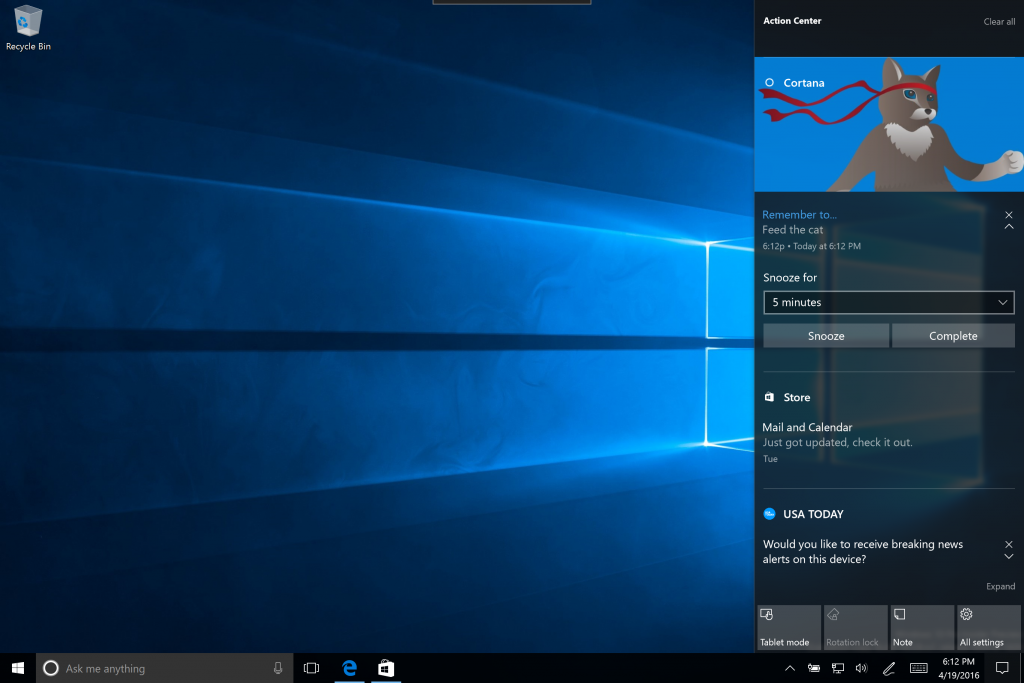 Microsoft、｢Windows 10｣と｢Windows 10 Mobile｣の最新のプレビュー版（build 14328）をリリース