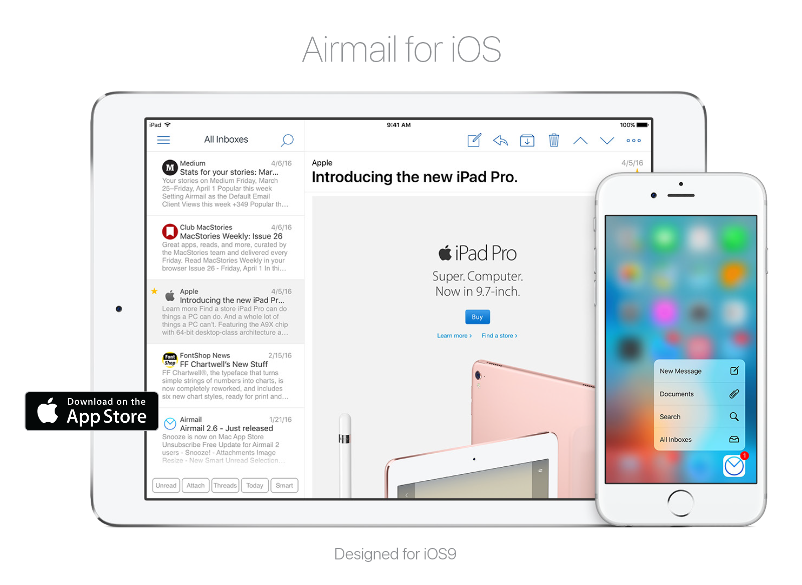 人気メールアプリ Airmail がipadにも対応 気になる 記になる