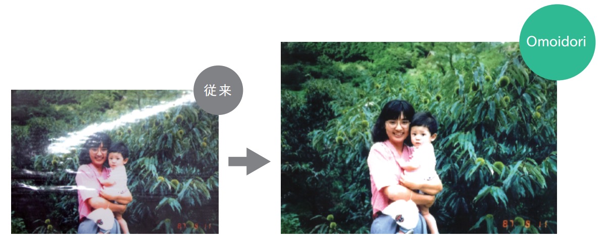 PFU、アルバムに貼られた写真を簡単にデジタル化できるiPhone用のアルバムスキャナ｢Omoidori｣を発表