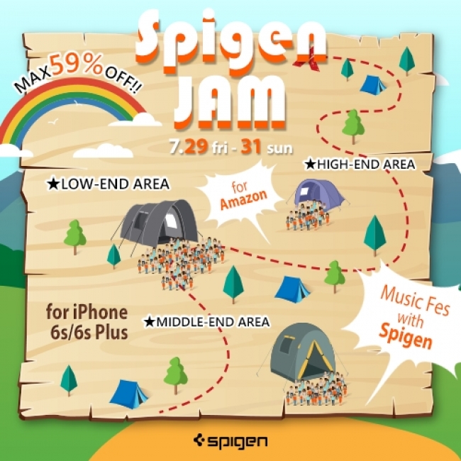 Spigen、対象の｢iPhone 6s/6s Plus｣用アクセサリーを均一価格で販売する｢Spigen 夏フェス!!｣セールを開催中 ｰ 3日間限定