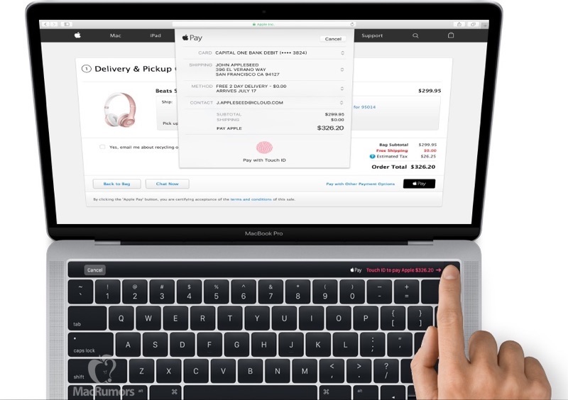 新型｢MacBook Pro｣やOLEDタッチバーの公式画像が明らかに ｰ ｢Touch ID｣を搭載