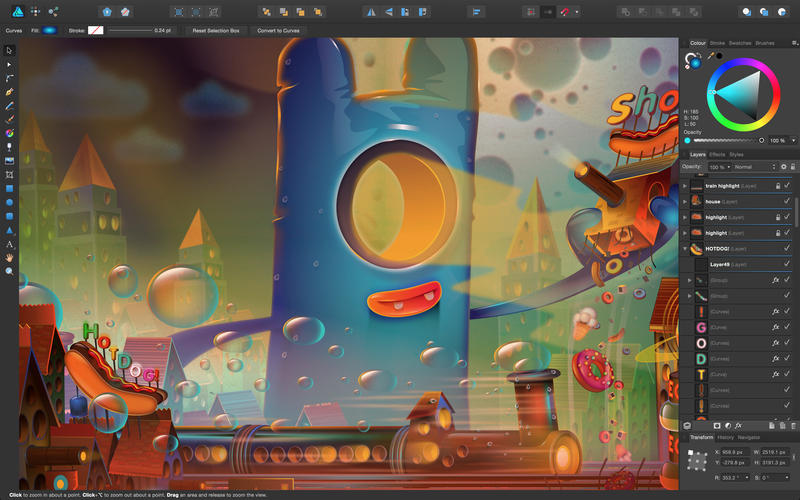 【セール】Mac向け人気グラフィックデザインソフトウェア｢Affinity Designer｣が期間限定で20％オフに