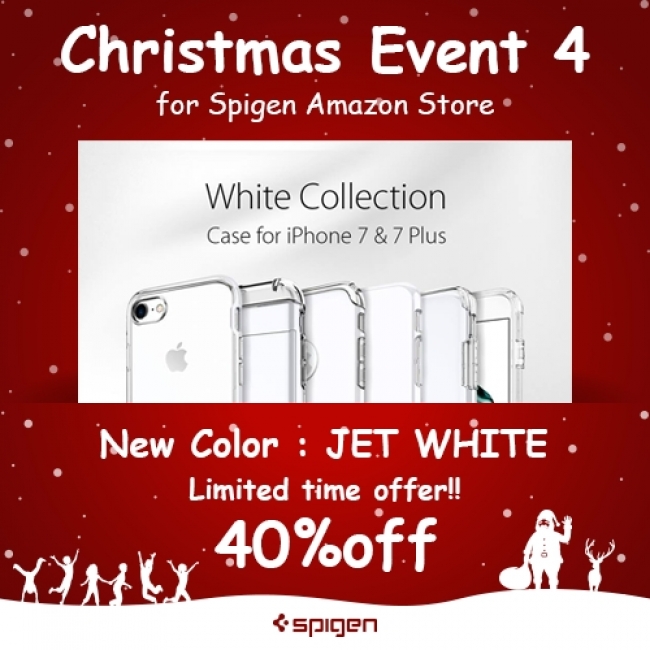 Spigen、｢iPhone 7/7 Plus｣用ケースに新色｢ジェットホワイト｣を追加 − 12月25日までは40％オフで販売中