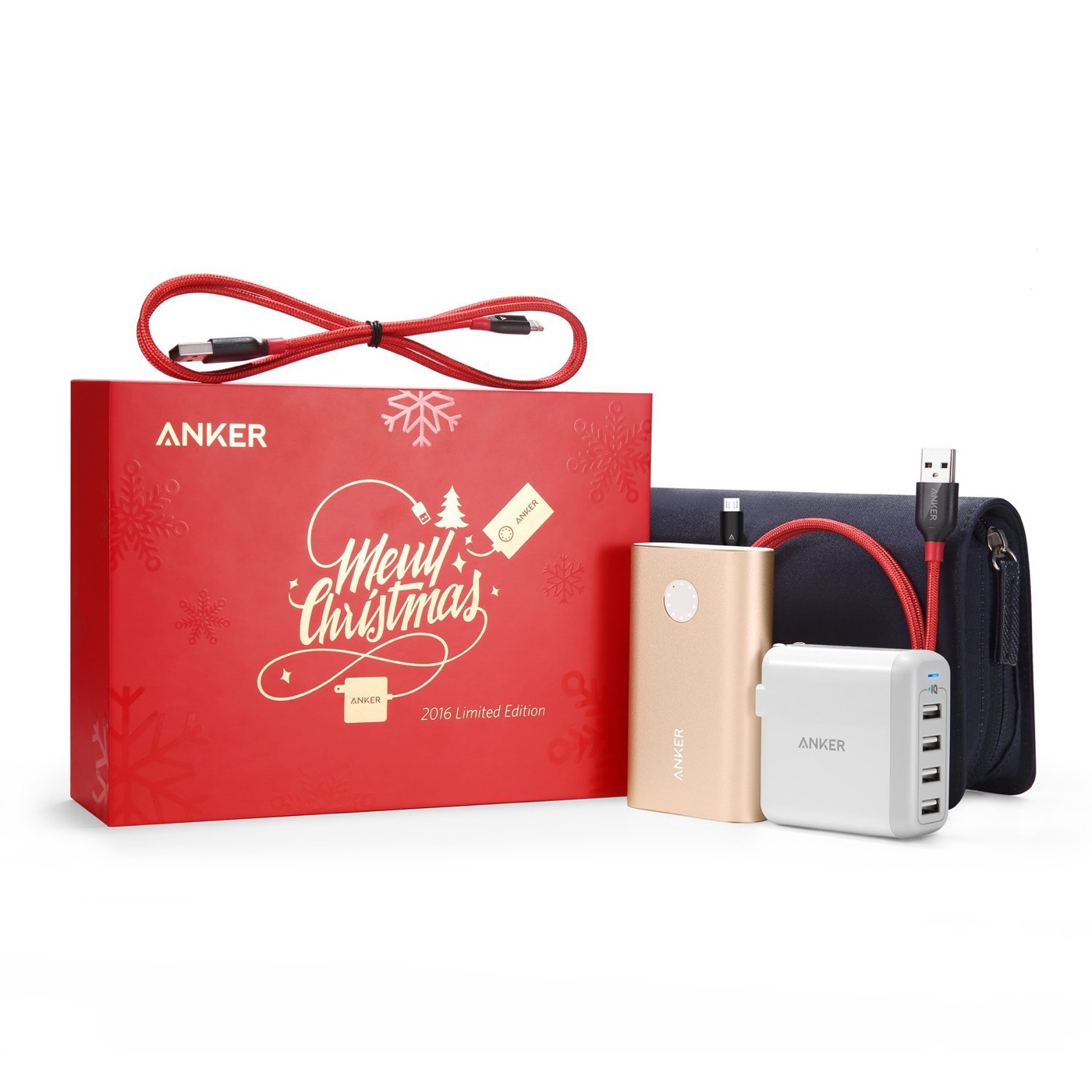 Anker、クリスマスのプレゼントに最適な｢Anker Christmas PowerPack｣を数量限定で発売 − バッテリーや高速充電器