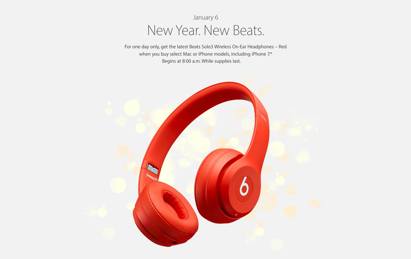 Apple、中国や台湾で1月6日に対象製品を購入するとBeatsのヘッドフォンをプレゼントするイベントを開催へ