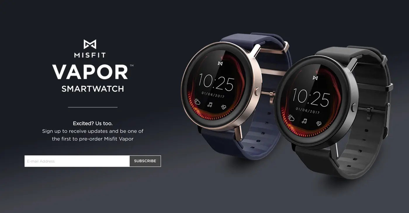 Misfitの新型スマートウォッチ｢Vapor｣、発売は10月にずれ込む模様 | 気 