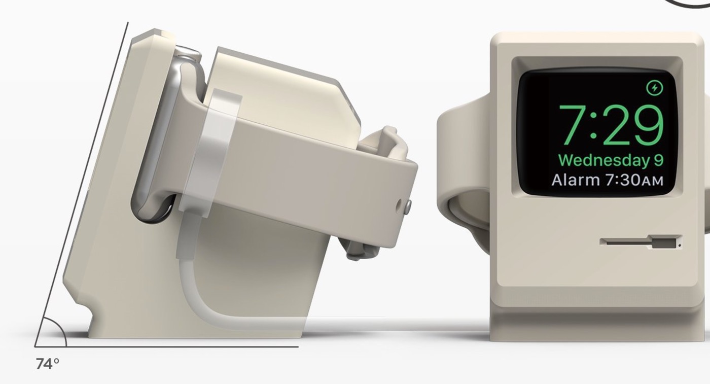 初代Macintosh風の｢Apple Watch｣充電スタンド｢elago W3 STAND Apple Watch｣